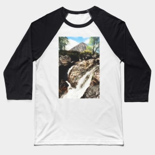 Buachaille Etive Mor digital painting Baseball T-Shirt